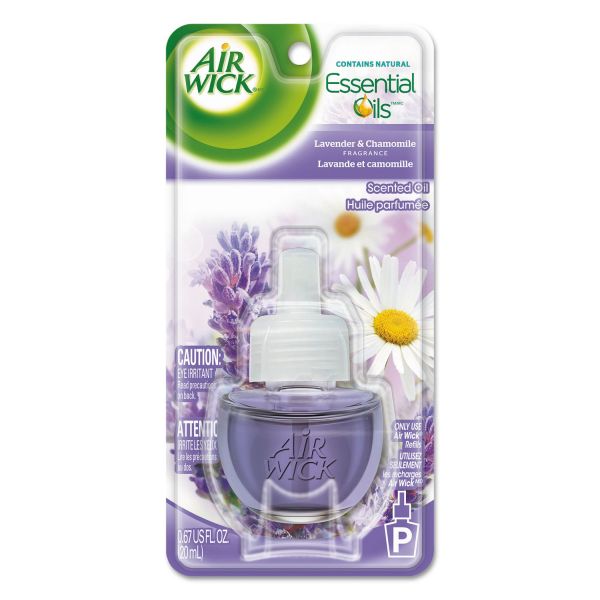RAC78297 Air Wick Scented Oil Refill, Lavender & Chamomile, Purple, 0.67oz