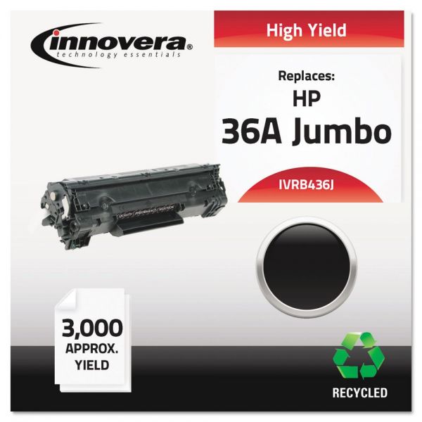 IVRB436J Innovera Remanufactured CB436A(J) (36AJ) Extra High-Yield Toner, Black
