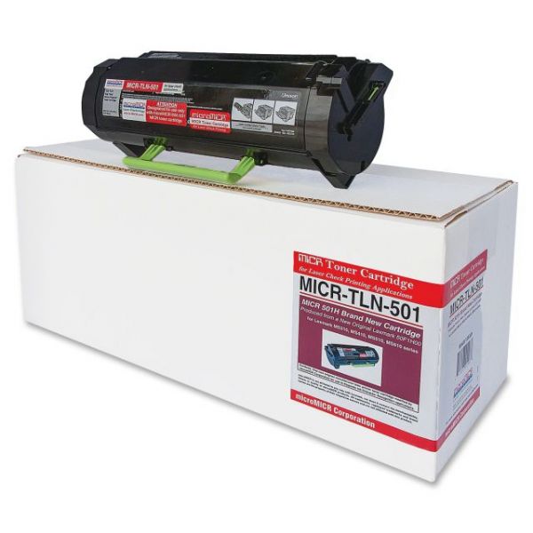 MCMMICRTLN501 Micromicr Remanufactured Lexmark TLN501 Toner Cartridge