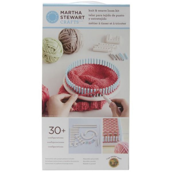 NOTM075677 Martha Stewart Crafts Knit & Weave Loom