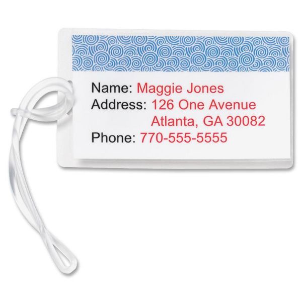 SPR01154 Sparco Luggage Tag Laminating Pouches