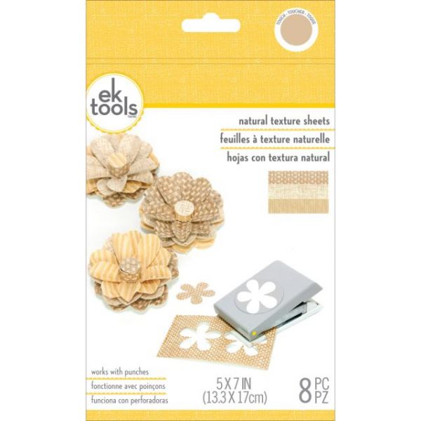 NOTM339443 Natural Texture Sheets 8/Pkg