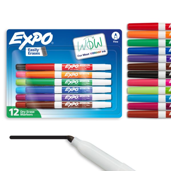 Expo Dry Erase Markers, Chisel Tip, Assorted Colors, 192/Pack (2003995) Image 1 - View #6