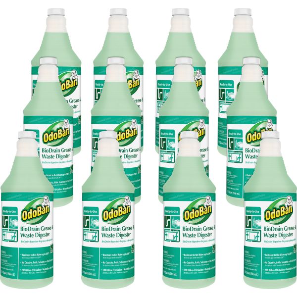 ODO928062Q12 OdoBan BioDrain Grease & Waste Digester