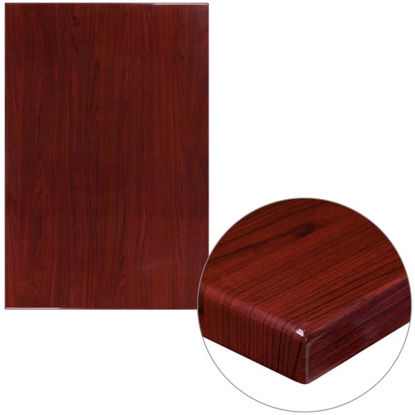 FHFTPMAH3045GG Flash Furniture Rectangular Resin Table Top