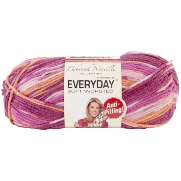 NOTM466026 Deborah Norville Collection Everyday Soft Worsted Yarn - Cotton Candy
