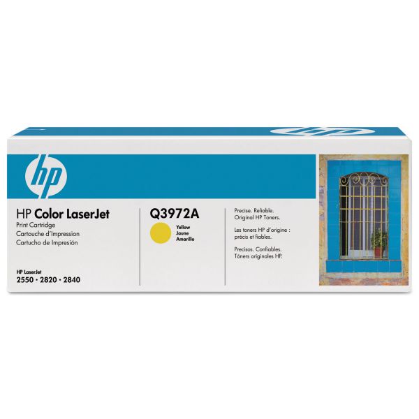 HEWQ3972A HP 123A, (Q3972A) Yellow Original LaserJet Toner Cartridge