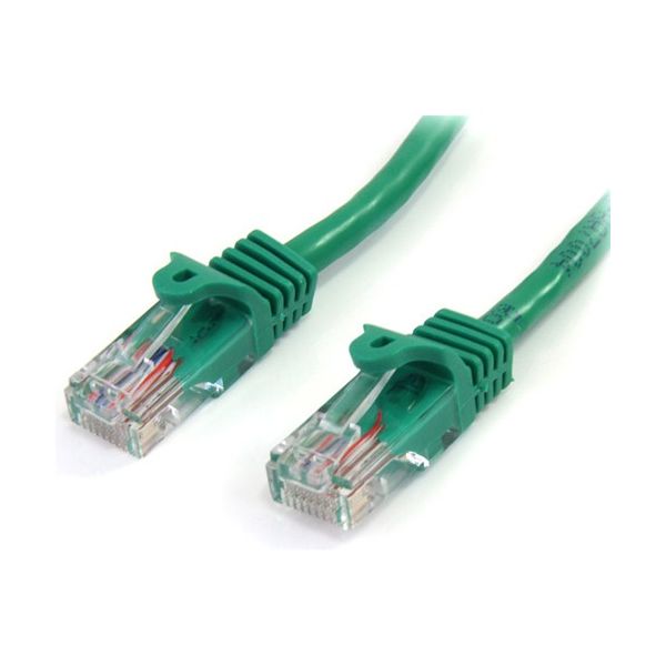 SYNX2852435 StarTech.com 6 ft Green Cat5e Snagless UTP Patch Cable