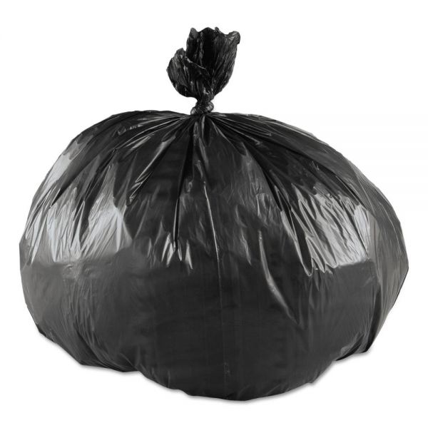 IBSSL3339XPK Inteplast Group Low-Density Commercial Can Liners, 33gal, 33x39, 0.45mil, Black, 25/RL, 6 RL/CT