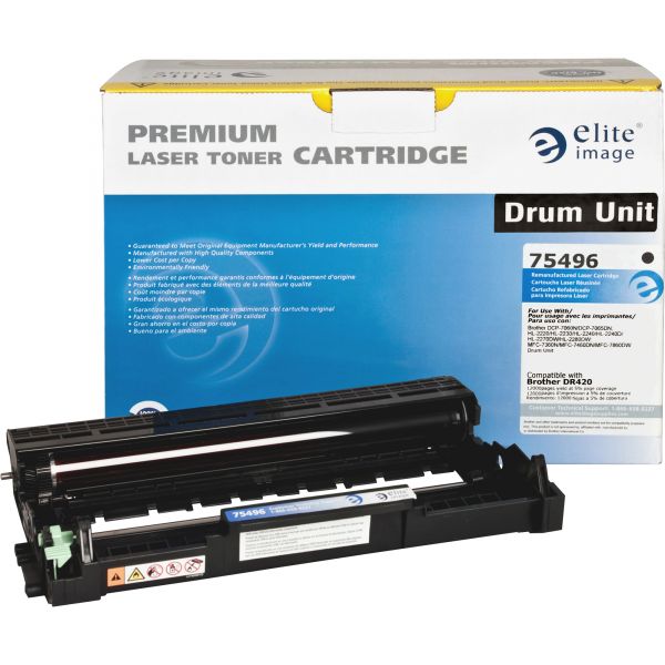 ELI75496 Elite Image Remanufactured Drum Cartridge Alternative For Brother DR420