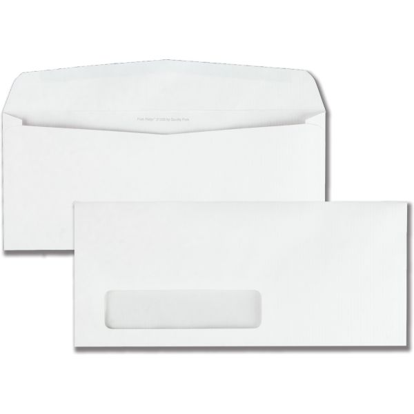 QUA21330 Quality Park Park Ridge Embossed Window Envelope, #10, 4 1/8 x 9 1/2, White, 500/Box