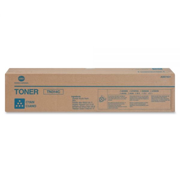 KNMTN314C Konica Minolta TN314C Original Toner Cartridge