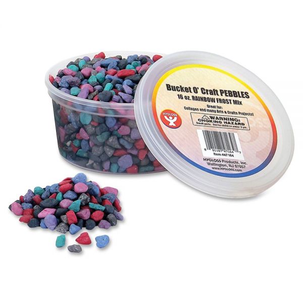 HYX47164 Hygloss Bucket 'O Craft Pebbles