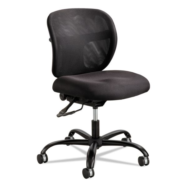 SAF3397BL Safco Vue Intensive Use Mesh Task Chair, Polyester Seat, Black