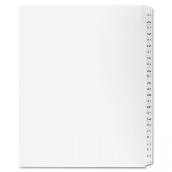 KLF91911 Kleer-Fax 90000 Series Side-Tab Legal Index Dividers