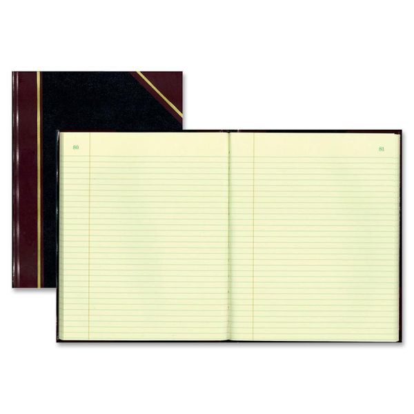 RED58400 Rediform Texhide Record Ruled Book, 14 1/4 x 11 1/4, Eye Ease GN, 300 Sheets