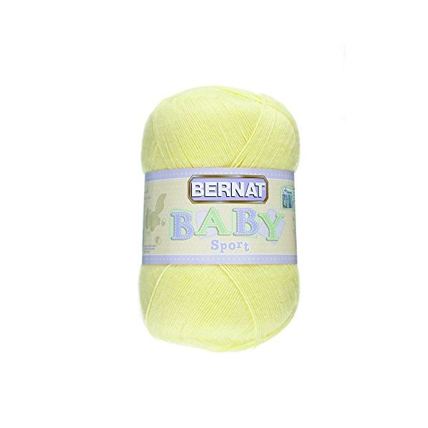 NOTM410604 Bernat Baby Sport Big Ball Yarn - Baby Yellow