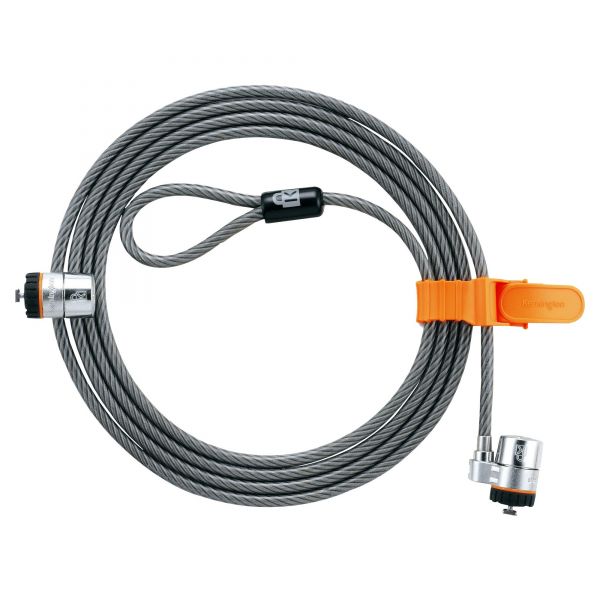 SYNX2460937 Kensington MicroSaver K64025 Keyed Twin Notebook Cable Lock