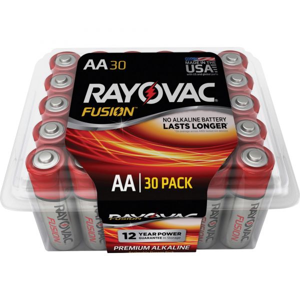 RAY81530PPFUS Rayovac Fusion Advanced Alkaline AA Batteries