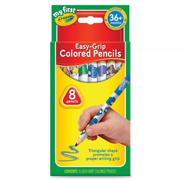 CYO811334 Crayola My First Easy-Grip Colored Pencils