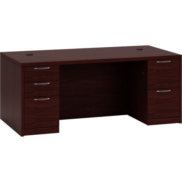 HON115890AFNN HON Valido Double Pedestal Desk | 2 Box / 3 File Drawers | 72"W