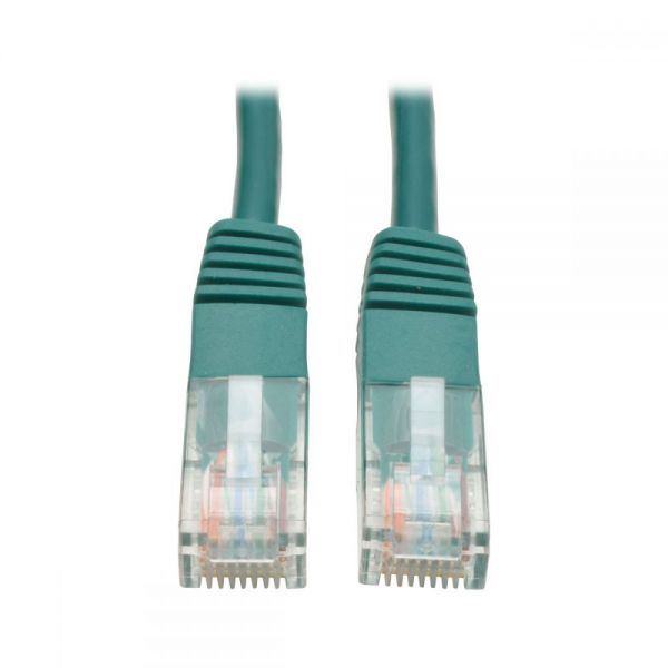 SYNX2698500 Tripp Lite 1ft Cat5e / Cat5 350MHz Molded Patch Cable RJ45 M/M Green 1'