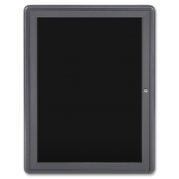 GHEOVG1BBK Ghent 1-door Ovation Enclosed Letterboard
