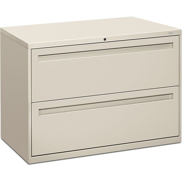 HON792LQ HON 700 Series Two-Drawer Lateral File, 42w x 19-1/4d, Light Gray