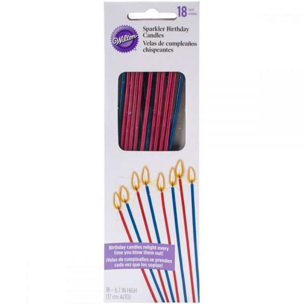 NOTM353372 Trick Sparkler Candles 6.5" 18/Pkg