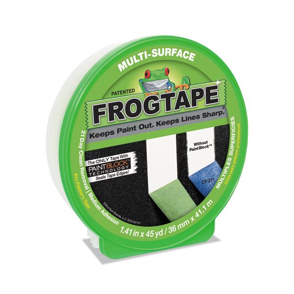 DUC1396747 Duck FROGTAPE Painting Tape, 1.41" x 45yds, 3" Core, Green