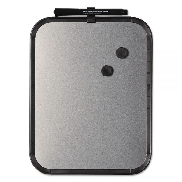 BVCCLK020402 MasterVision Magnetic Dry Erase Board, 11 x 14, Black Plastic Frame