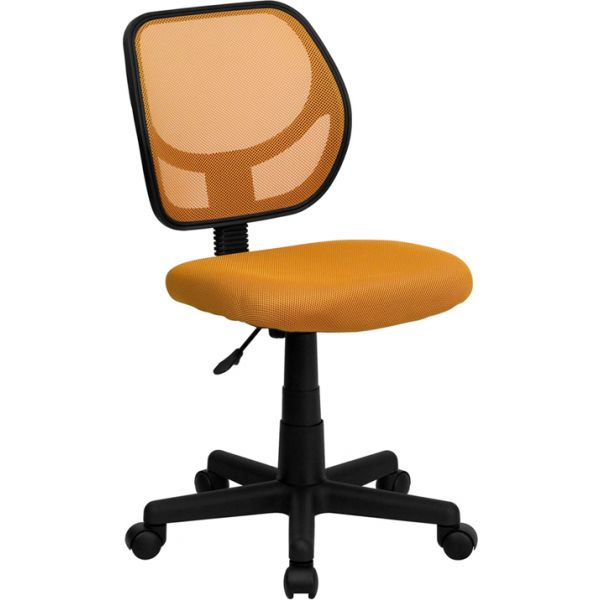 FHFWA3074ORGG Flash Furniture Low Back Mesh Swivel Task Chair
