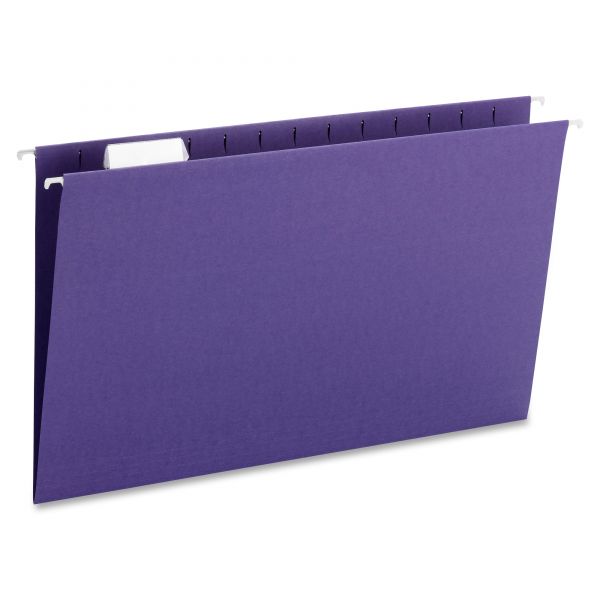 SMD64172 Smead 64172 Purple Colored Hanging Folders with Tabs
