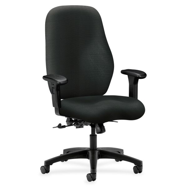 HON7803NT10T HON 7800 Series High-Back Executive/Task Chair, Tectonic Black