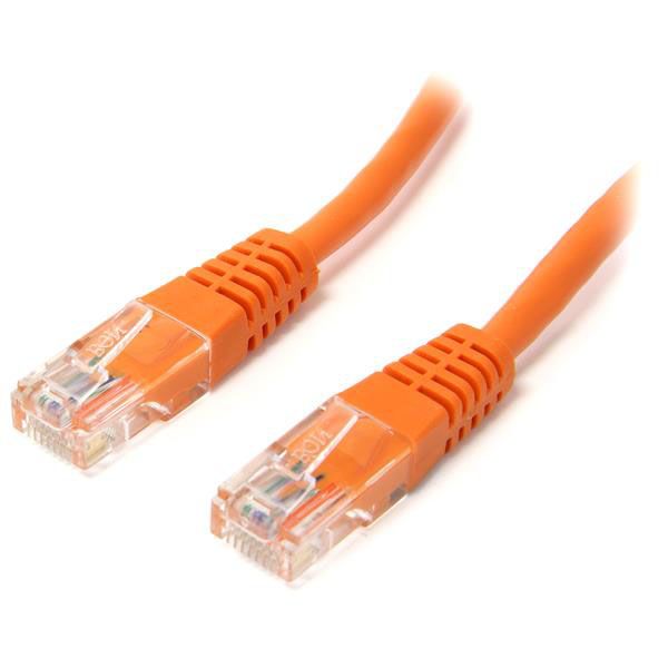 SYNX2856893 StarTech.com 25 ft Orange Molded Cat5e UTP Patch Cable