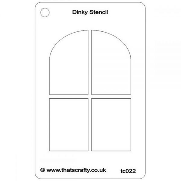 NOTM369773 That's Crafty Dinky Stencil 3"X4.75"