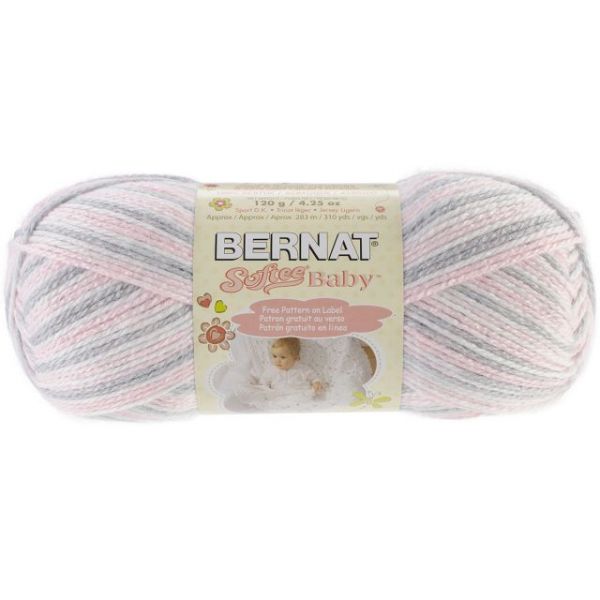 NOTM324604 Bernat Softee Baby Yarn - Pink Flannel