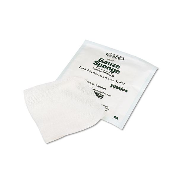 MIIPRM21423 Caring Sterile Gauze Sponges