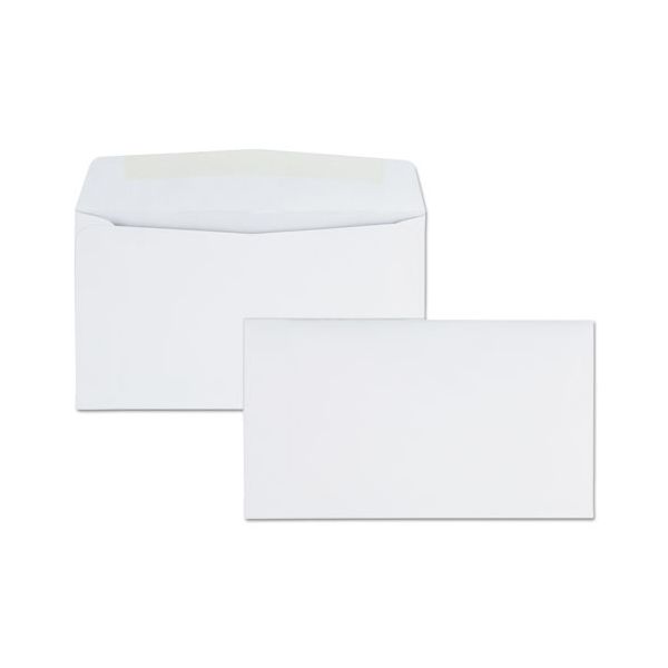 QUA90070 Quality Park Business Envelope, #6 3/4, 3 5/8 x 6 1/2, White, 500/Box