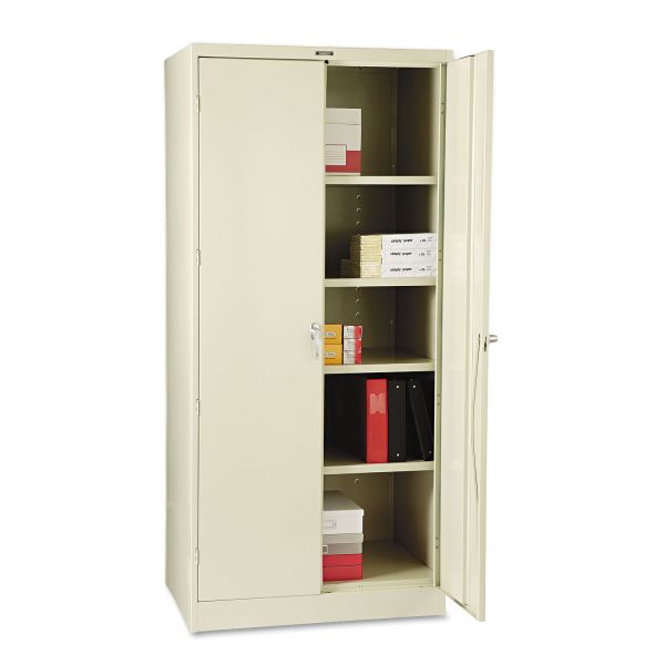 TNN2470PY Tennsco 78" High Deluxe Cabinet, 36w x 24d x 78h, Putty