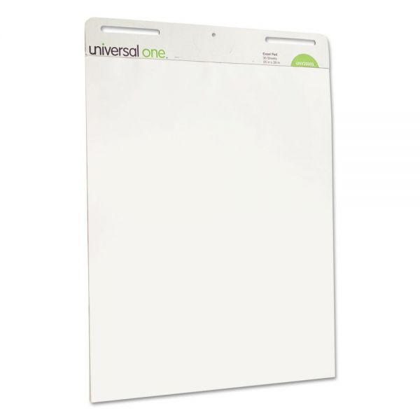 UNV35603 Universal Self Stick Easel Pads, Unruled, 25 x 30, White, 2 30 Sheet Pads/Carton