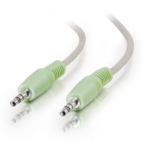 SYNX1775221 C2G 12ft 3.5mm M/M Stereo Audio Cable (PC-99 Color-Coded)