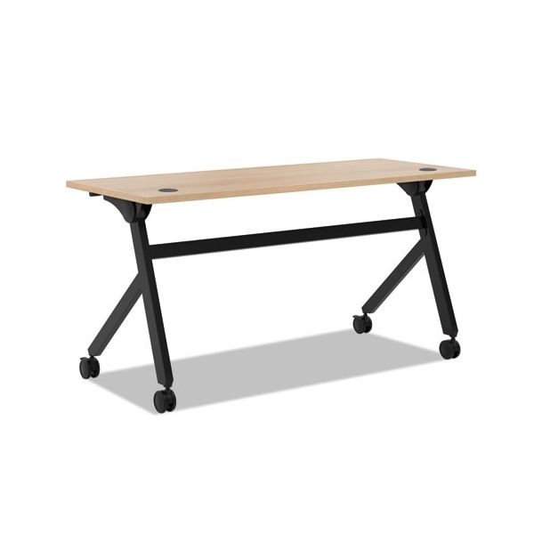 BSXBMPT6024PW HON Multipurpose Table Flip Base Table, 60w x 24d x 29 3/8h, Wheat
