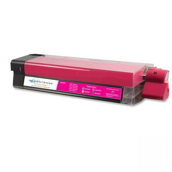 MDAMS5000M Media Sciences Remanufactured Oki 42127402 Magenta Toner Cartridge