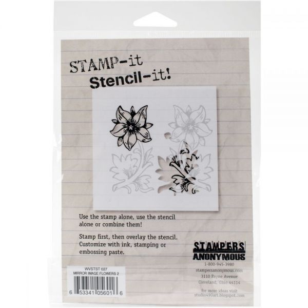 NOTM289593 Studio 490 Stamp It Stencil It 7"X8.5"