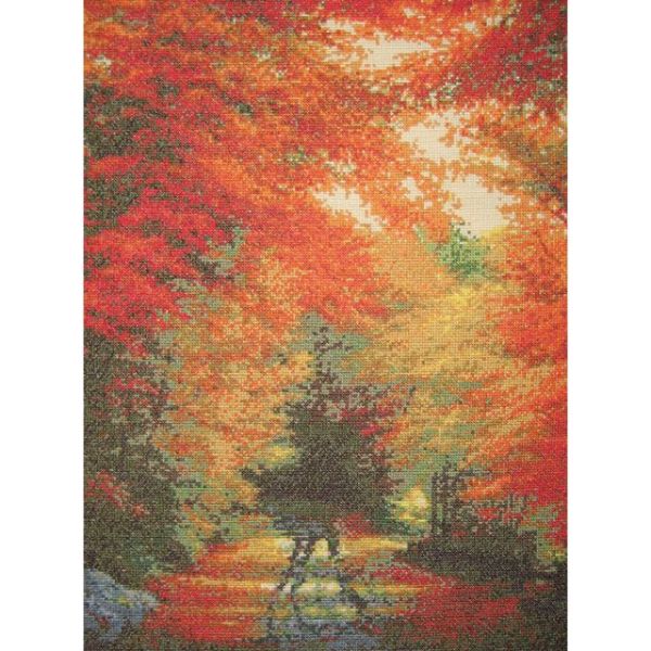 NOTM435199 Autumn In New England Counted Cross Stitch Kit
