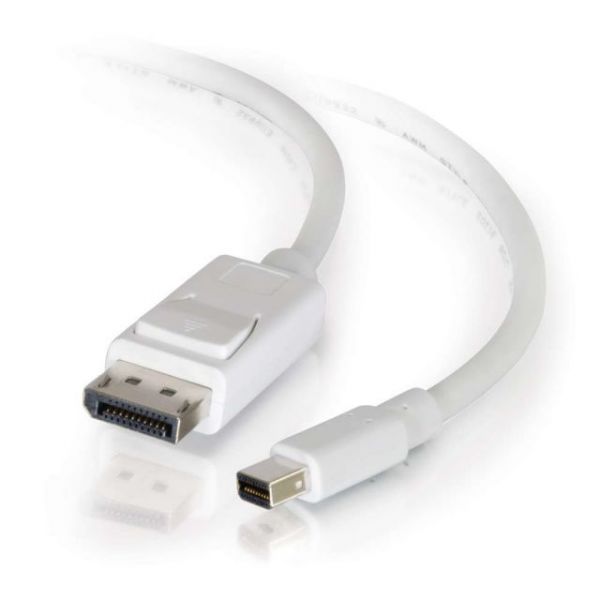 SYNX3849986 C2G 3ft Mini DisplayPort to DisplayPort Adapter Cable M/M - White