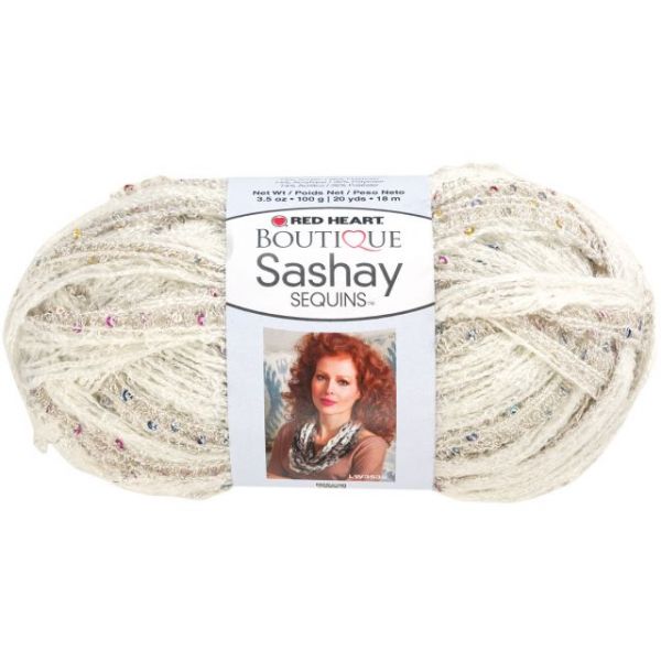 NOTM061992 Red Heart Boutique Sashay Sequins Yarn - Champagne