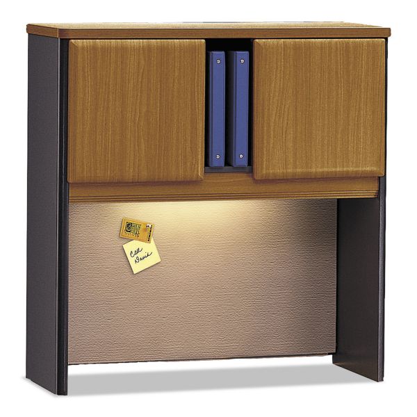 BSHWC57437 Bush Series A Collection 36W Hutch, Natural Cherry