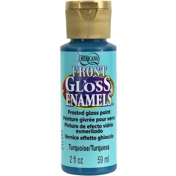 NOTM134030 Deco Art Turquoise Americana Frost Gloss Enamels Paint